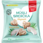 Semix Müsli srdíčka s čokoládou a kokosem 50g – Zboží Dáma