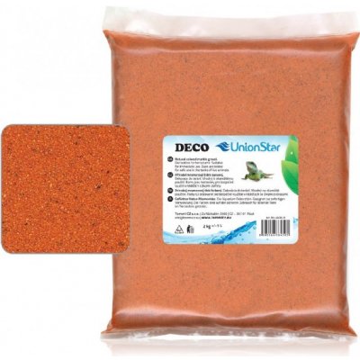 Unionstar Deco písek oranžový 0,7-1,2 mm, 2 kg – Zboží Mobilmania