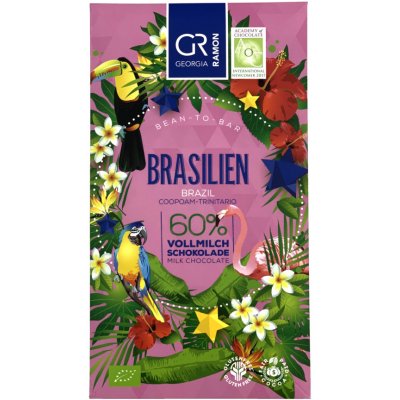 GR mléčná Brazílie 60% BIO 50 g