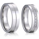 Steel Wedding Snubní prsteny chirurgická ocel SPPL018 – Hledejceny.cz