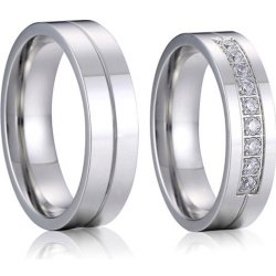 Steel Wedding Snubní prsteny chirurgická ocel SPPL018