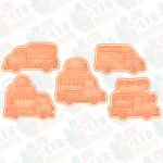 Sada vykrajovátek - Fast food dodávky - Food truck Velikost: 8-10 cm – Hledejceny.cz
