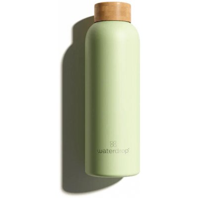 Waterdrop Lahev nerez pastel olive matt 600 ml