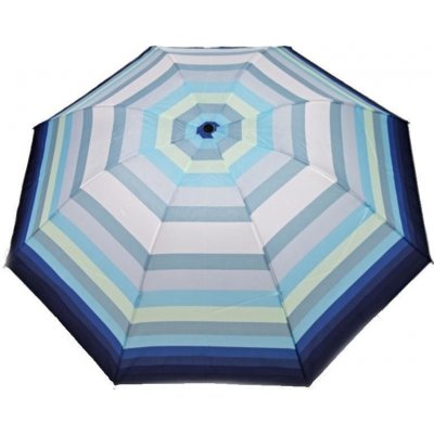 Skládací pruhovaný deštník Danken modrý