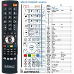 Dálkový ovladač General METZ 32E6X22A, 40E6X22A, 40MTB4000 – Hledejceny.cz