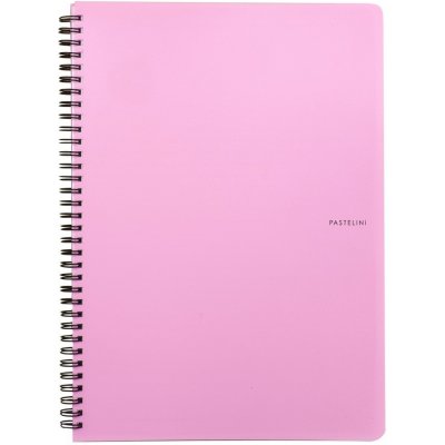 Karton P+P Blok kroužkový PASTELINI A4 linka růžová – Zboží Dáma