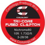 Coilology odporový drát Tri-Core Fused Clapton NI80 3x28/36 3m – Hledejceny.cz