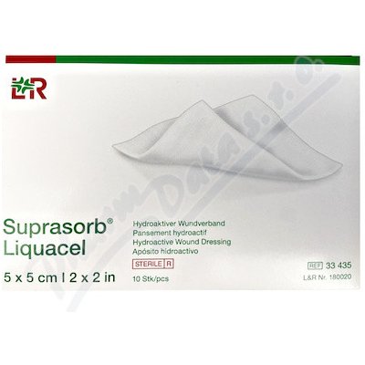 Suprasorb Liquacel sterilní 5 x 5 cm 10 ks – Zboží Dáma