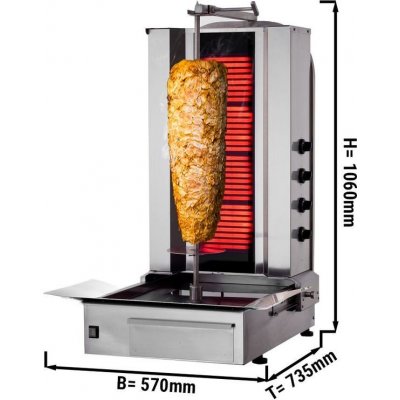 kebab gril 7 kg – Heureka.cz