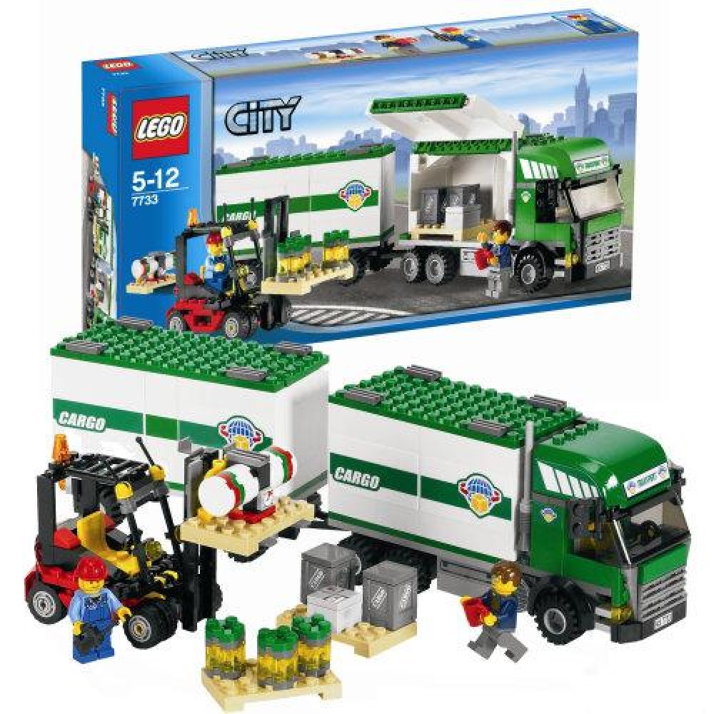 LEGO® City 7733 Nákladní vůz a vysokozdvižný vozík | Srovnanicen.cz