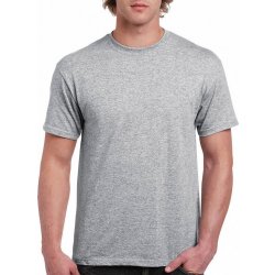 Pánské 100% bavlněné tričko Ultra Gildan šedá melír