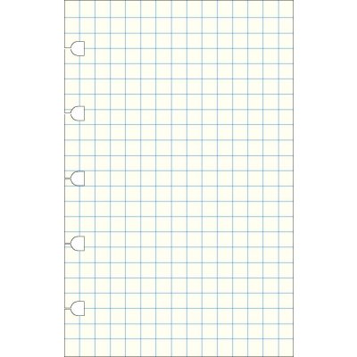 Filofax náhradní listy do zápisníků A6 - čtverečkované – Zboží Živě