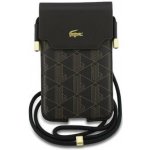 Lacoste PVC Blend Monogram Metal Logo Kapsa na Telefon XL Brown – Sleviste.cz
