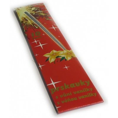 Prskavky české 16 cm vanilka 10 ks – Hledejceny.cz