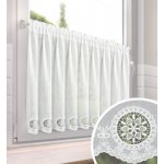 Dekorační krátká vitrážová záclona do kuchyně ANJELA 150x70 cm MyBestHome – Hledejceny.cz