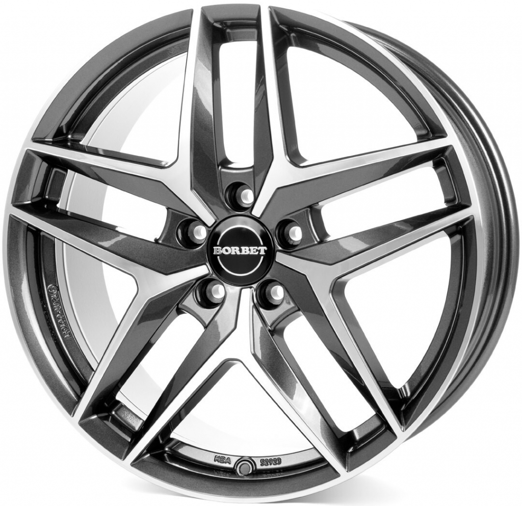 Borbet Z 8x19 5x112 ET38 anthracite polished