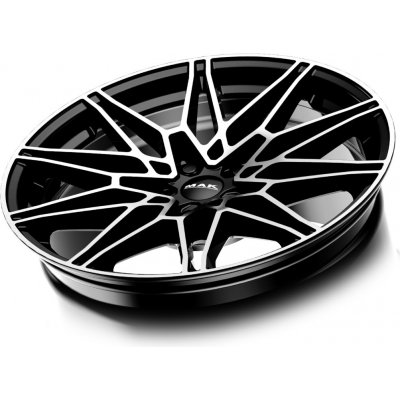 MAK KOENIG 8X19 5X112 ET48 black polished – Hledejceny.cz