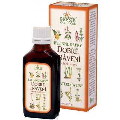 Grešík Dobré trávení 40% líh kapky 50 ml – Hledejceny.cz