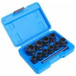 Hlavice 3/8” na poškozené šrouby a matice, velikosti 9-19 mm, sada 10 ks - SATRA S-TS11X – Zboží Dáma
