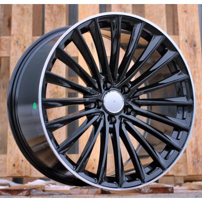 Racing Line B5909 9x21 5x112 ET48 black polished rim | Zboží Auto