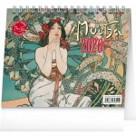 stolní Alfons Mucha, 16,5 x 13 cm 2026 – Zboží Mobilmania