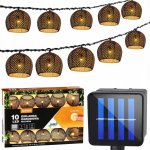 Garden Line Solární LED světelný řetěz Vamas 3,8 m černý/teplá bílá – Hledejceny.cz