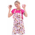 2P Servis Zástěra Jasmín Muffin 65x68cm 100% bavlna 65x68cm muffiny 100% bavlna s kapsou – Hledejceny.cz