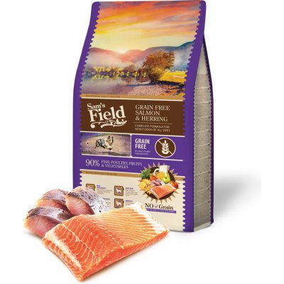 Sam's Field Grain Free Salmon & Herring 2,5 kg – Hledejceny.cz