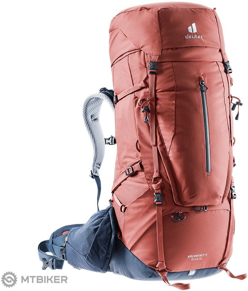 Deuter Aircontact X SL 70+15l červený modrý