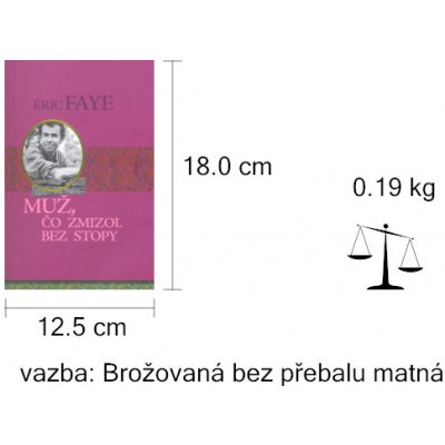 Muž, čo zmizol bez stopy - Éric Faye – Hledejceny.cz