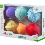 Akuku Vzdělávací edukační barevné míčky 6 ks – Zbozi.Blesk.cz