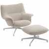 Křeslo Muuto Doze Lounge Chair Low & Ottoman Swivel heart 7 / grey