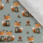 Takoy Teplákovina Takoy 150 cm liška v podzimním lese – Zboží Dáma