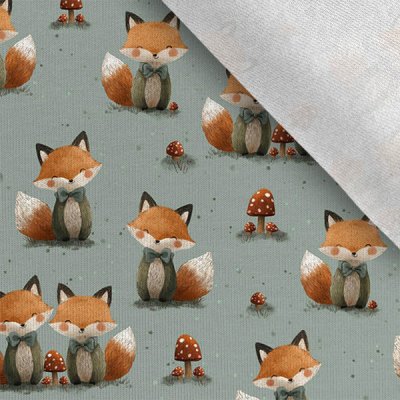 Takoy Teplákovina Takoy 150 cm liška v podzimním lese – Zboží Dáma