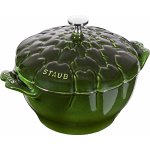 Staub Cocotte Artichoke 22 cm 3 l tmavě zelený – Sleviste.cz
