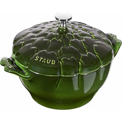 Staub Cocotte Artichoke 22 cm 3 l tmavě zelený – Sleviste.cz