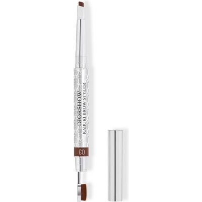 Dior Diorshow Kabuki Brow Styler tužka na obočí s kartáčkem 03 Brown 0,29 g – Zboží Mobilmania