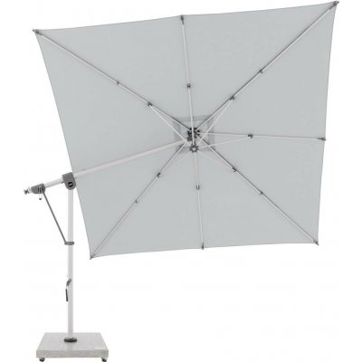 Zahradní výkyvný slunečník s boční tyčí Doppler EXPERT 3 x 3 m, šedá T827 – Hledejceny.cz