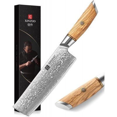 XinZuo Nakiri nůž Lan B37 7" – Zboží Mobilmania