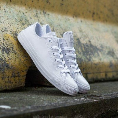 Converse Chuck Taylor All Star Leather OX 136823/white – Zbozi.Blesk.cz