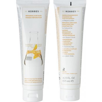 Korres Hair Care Mask Sunflower and Moutain Tea - maska pro barvené vlasy 125 ml