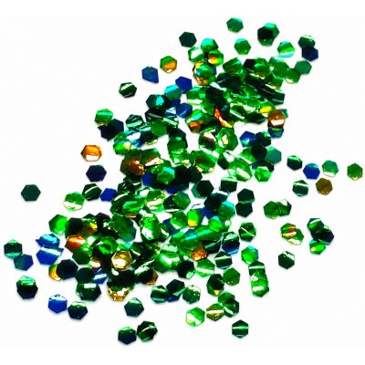 NL nails professional GLITTER MIRROR tmavě zelená – Hledejceny.cz