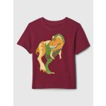 GAP Baby bavlněné tričko Červená – Zboží Dáma