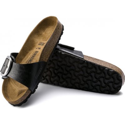 Birkenstock Madrid Big Buckle dámské pantofle 1015314 černá – Hledejceny.cz