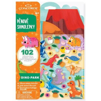 Concorde Pěnové samolepky Dino park – Zboží Mobilmania
