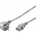 PremiumCord 240V 2m CEE7 pravoúhlý/IEC C13 šedý kpsp2g – Sleviste.cz