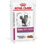 Royal Canin Veterinary Diet Cat Renal with Chicken Feline 12 x 85 g – Zboží Mobilmania