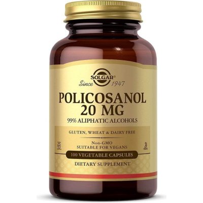 Solgar Policosanol 20 Mg 100 tobolek – Hledejceny.cz