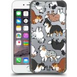 Pouzdro Plastové Apple iPhone 6 / 6S Head Case - Australské ovčák – Zboží Mobilmania