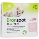 Veterinární přípravek Dronspot Spot-on Cat 30 / 7,5 mg 2 x 0,35 ml